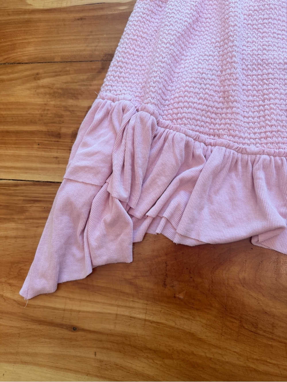 POL Pink Sleeveless Ruffled Tank Top - Picture 2 of 8